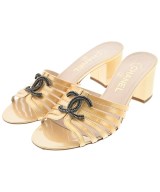 CHANEL（シャネル）サンダル ゴールド サイズ:EU36 1/2(23cm位) レディース/2200605995628