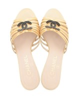 CHANEL（シャネル）サンダル ゴールド サイズ:EU36 1/2(23cm位) レディース/2200605995628