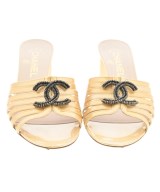CHANEL（シャネル）サンダル ゴールド サイズ:EU36 1/2(23cm位) レディース/2200605995628