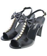 CHANEL（シャネル）サンダル 黒 サイズ:EU37(23.5cm位) レディース/2200605995642