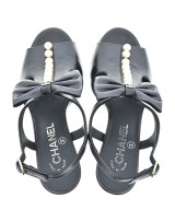 CHANEL（シャネル）サンダル 黒 サイズ:EU37(23.5cm位) レディース/2200605995642