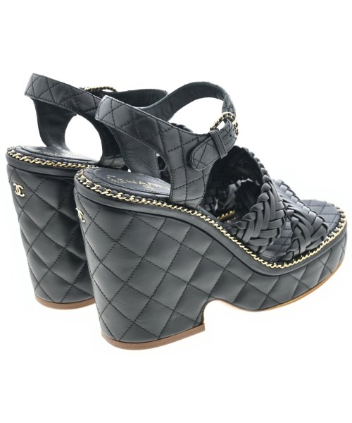 CHANEL（シャネル）サンダル 黒 サイズ:EU36(22.5cm位) レディース/2200605995703