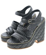CHANEL（シャネル）サンダル 黒 サイズ:EU36(22.5cm位) レディース/2200605995703