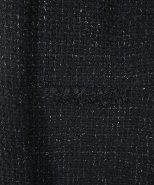 CHANEL（シャネル）ノーカラージャケット 黒 サイズ:48(XXL位) レディース/2200609803011