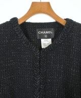 CHANEL（シャネル）ノーカラージャケット 黒 サイズ:48(XXL位) レディース/2200609803011