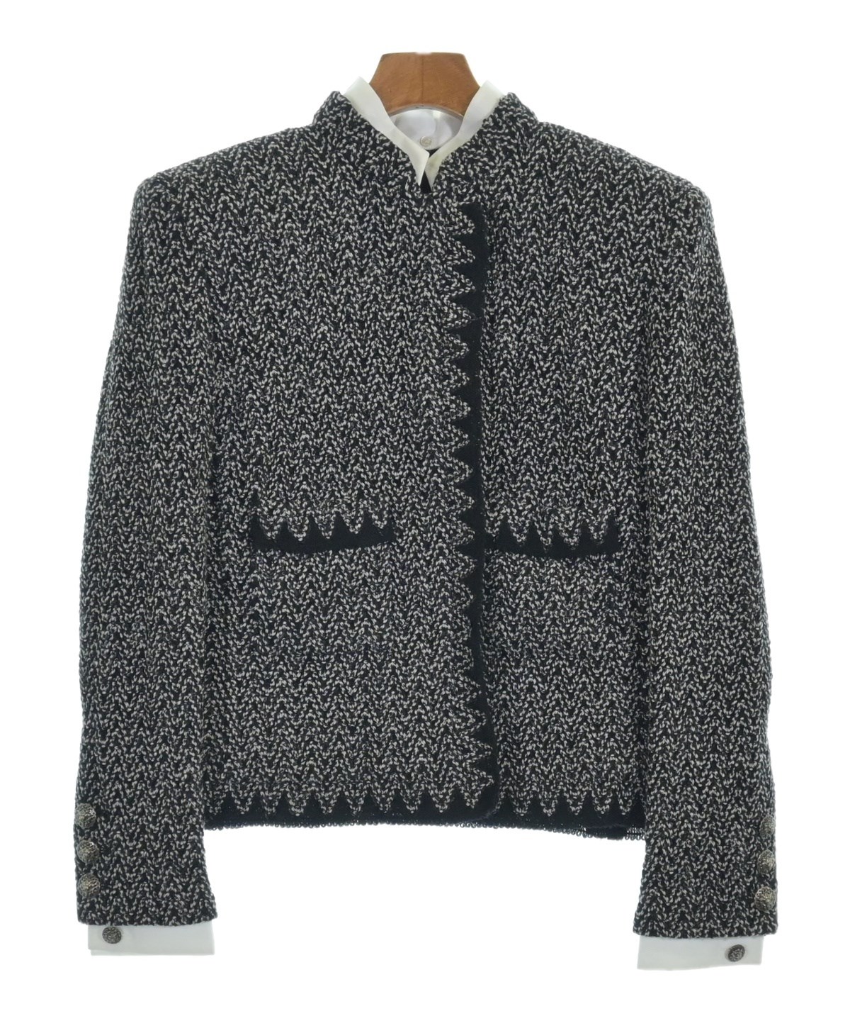 CHANEL（シャネル）カジュアルジャケット 黒 サイズ:42(M位