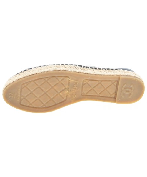 CHANEL（シャネル）エスパドリーユ 黒 サイズ:EU39(25.5cm位) レディース/2200611672025