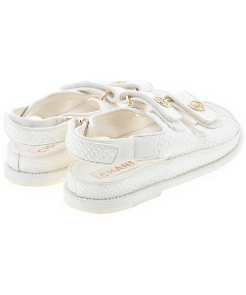 CHANEL（シャネル）サンダル 白 サイズ:EU38(24.5cm位) レディース/2200612104082