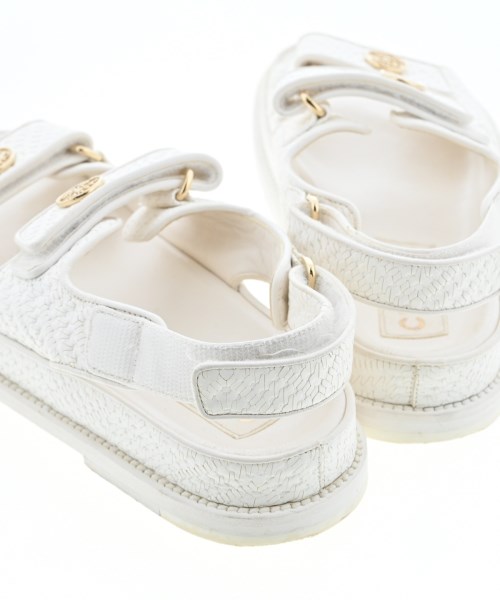CHANEL（シャネル）サンダル 白 サイズ:EU38(24.5cm位) レディース/2200612104082