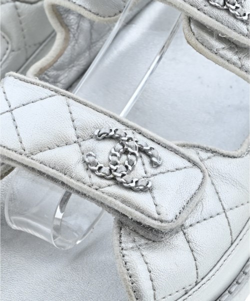 CHANEL（シャネル）サンダル シルバー サイズ:EU38(24.5cm位) レディース/2200612466029