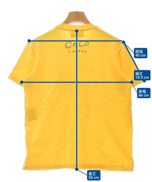 CHANEL（シャネル）Tシャツ・カットソー 黄 サイズ:XS レディース/2200612484023