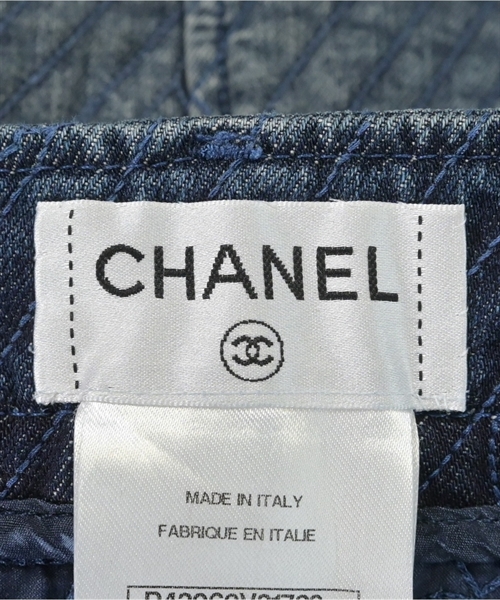 CHANEL（シャネル）ミニスカート 紺 サイズ:40(M位) レディース/2200612649019