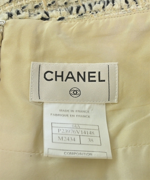 CHANEL（シャネル）ひざ丈スカート ベージュ サイズ:38(S位) レディース/2200605114012