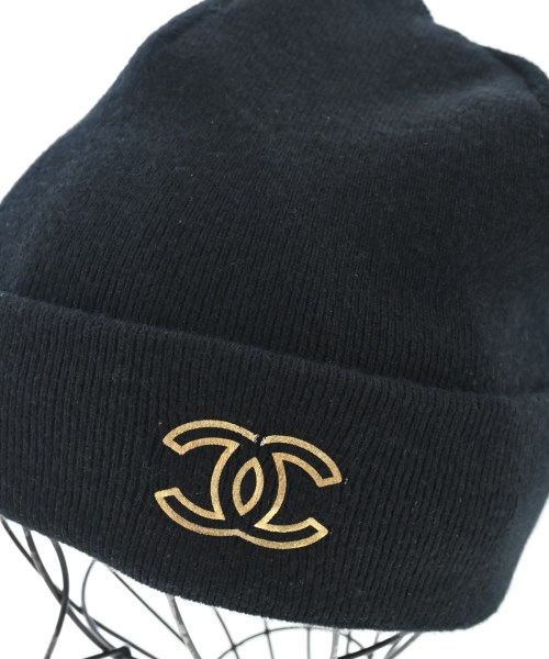 CHANEL（シャネル）ニットキャップ・ビーニー 黒 サイズ:- レディース/2200612987029