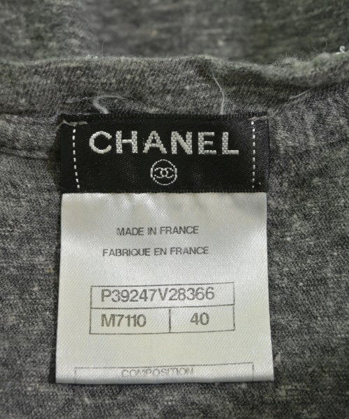 CHANEL（シャネル）Tシャツ・カットソー グレー サイズ:40(M位) レディース/2200614215021