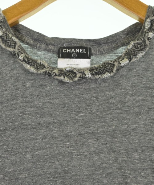 CHANEL（シャネル）Tシャツ・カットソー グレー サイズ:40(M位) レディース/2200614215021