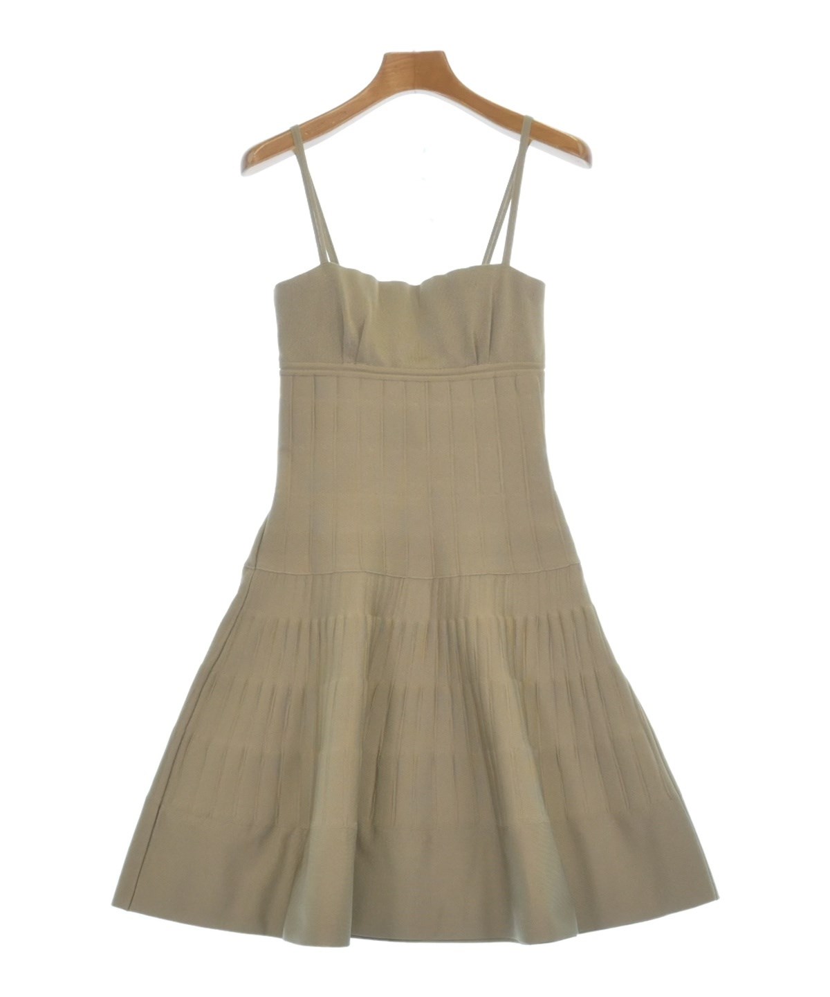 CHANEL（シャネル）ワンピース ベージュ サイズ:34(XXS位) レディース