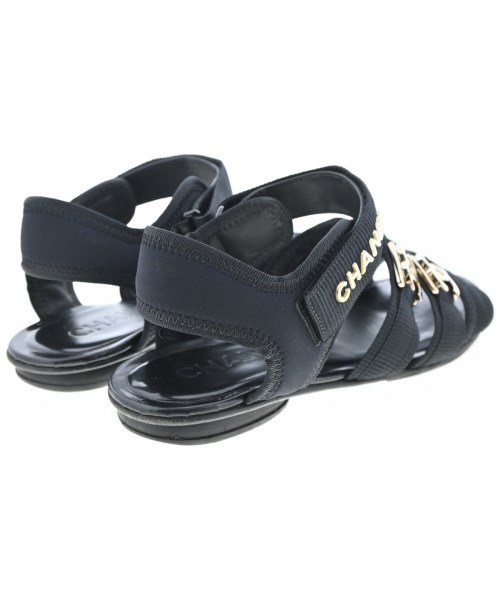 CHANEL（シャネル）サンダル 黒 サイズ:EU37(23.5cm位) レディース/2200614687316