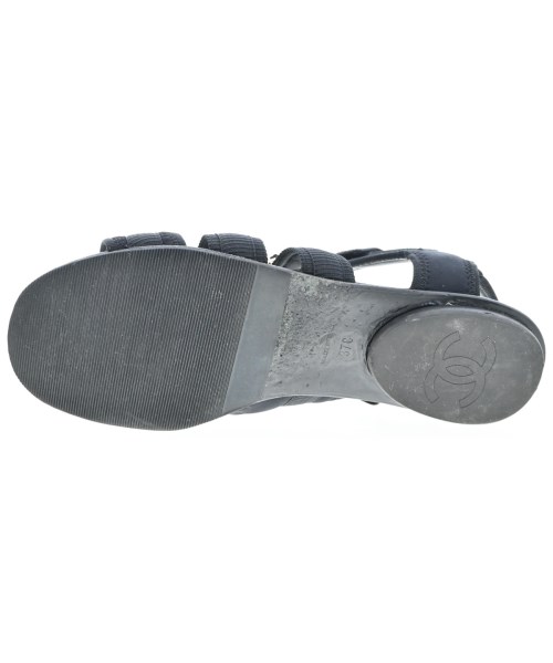 CHANEL（シャネル）サンダル 黒 サイズ:EU37(23.5cm位) レディース/2200614687316