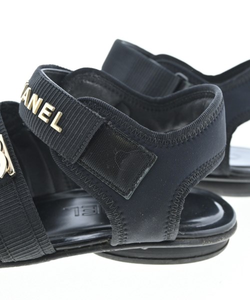 CHANEL（シャネル）サンダル 黒 サイズ:EU37(23.5cm位) レディース/2200614687316