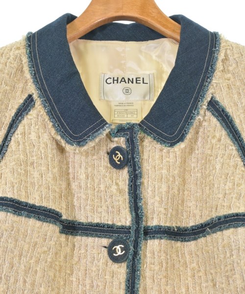 CHANEL（シャネル）カジュアルジャケット ベージュ サイズ:44(L位) レディース/2200614863031