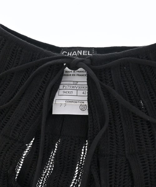 CHANEL（シャネル）ストール 黒 サイズ:42 レディース/2200608208305
