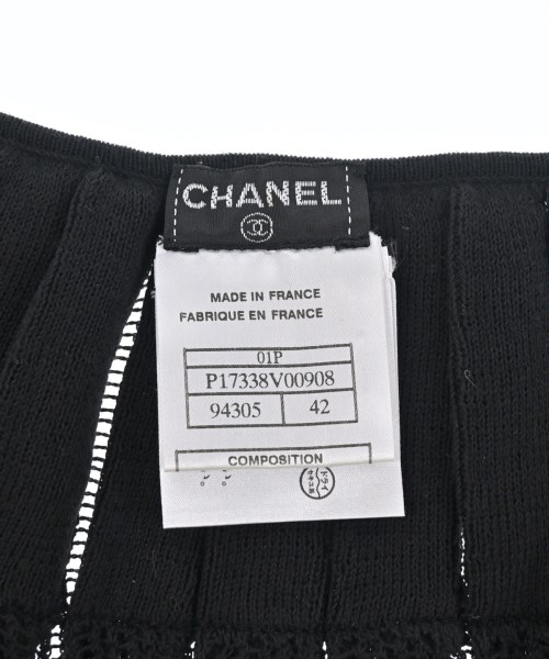 CHANEL（シャネル）ストール 黒 サイズ:42 レディース/2200608208305