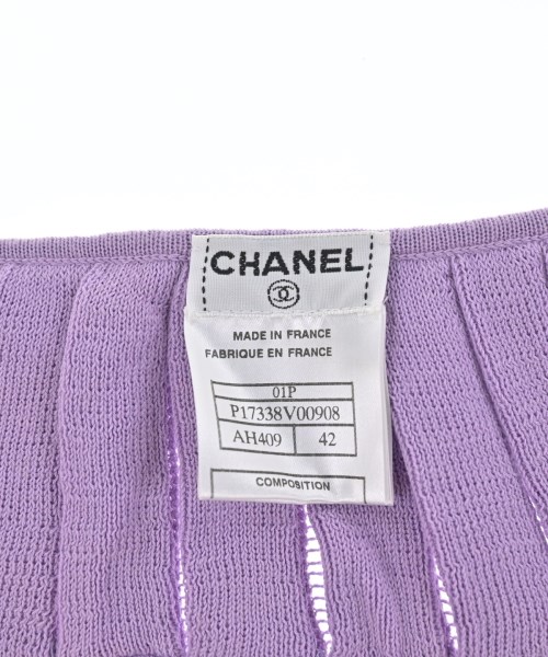 CHANEL（シャネル）ストール 紫 サイズ:42 レディース/2200608208312