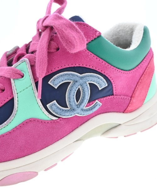 CHANEL（シャネル）スニーカー ピンク サイズ:EU38(24.5cm位) レディース/2200615475127