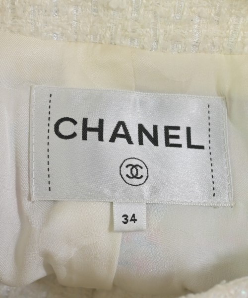CHANEL（シャネル）ノーカラージャケット 白 サイズ:34(XXS位) レディース/2200615795065