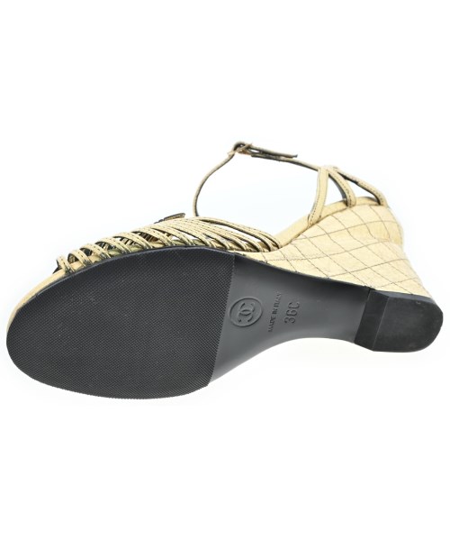 CHANEL（シャネル）サンダル ゴールド サイズ:EU36(22.5cm位) レディース/2200608328027