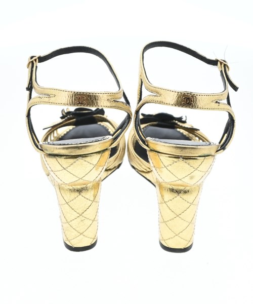 CHANEL（シャネル）サンダル ゴールド サイズ:EU36(22.5cm位) レディース/2200608328027