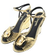 CHANEL（シャネル）サンダル ゴールド サイズ:EU36(22.5cm位) レディース/2200608328027