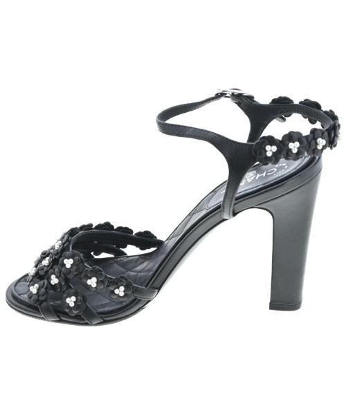 CHANEL（シャネル）サンダル 黒 サイズ:EU36(22.5cm位) レディース/2200608328041