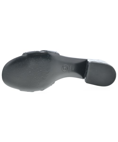 CHANEL（シャネル）サンダル 黒 サイズ:EU38(24.5cm位) レディース/2200617561057