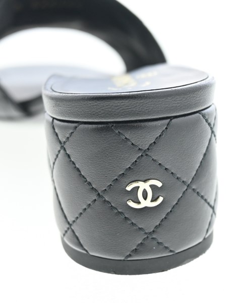 CHANEL（シャネル）サンダル 黒 サイズ:EU38(24.5cm位) レディース/2200617561057
