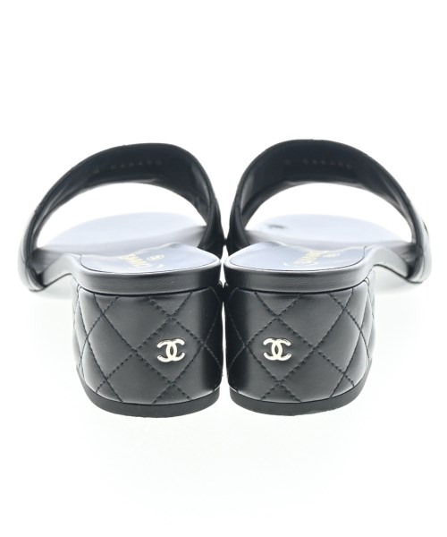 CHANEL（シャネル）サンダル 黒 サイズ:EU38(24.5cm位) レディース/2200617561057