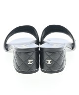 CHANEL（シャネル）サンダル 黒 サイズ:EU38(24.5cm位) レディース/2200617561057