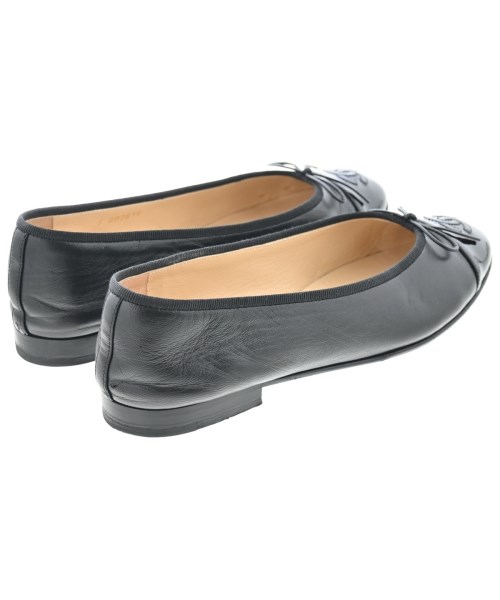 CHANEL（シャネル）バレエシューズ/オペラシューズ 黒 サイズ:EU37 1/2(24cm位) レディース/2200617561064