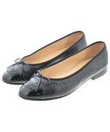 CHANEL（シャネル）バレエシューズ/オペラシューズ 黒 サイズ:EU37 1/2(24cm位) レディース/2200617561064