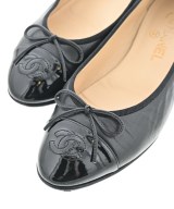 CHANEL（シャネル）バレエシューズ/オペラシューズ 黒 サイズ:EU37 1/2(24cm位) レディース/2200617561064