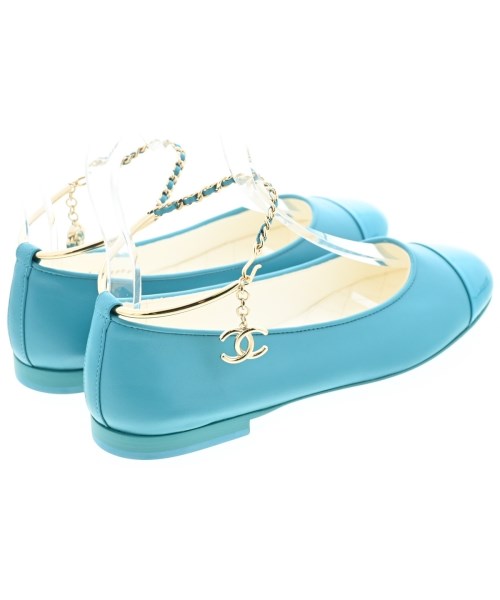 CHANEL（シャネル）バレエシューズ/オペラシューズ 青 サイズ:EU36(22.5cm位) レディース/2200617112259