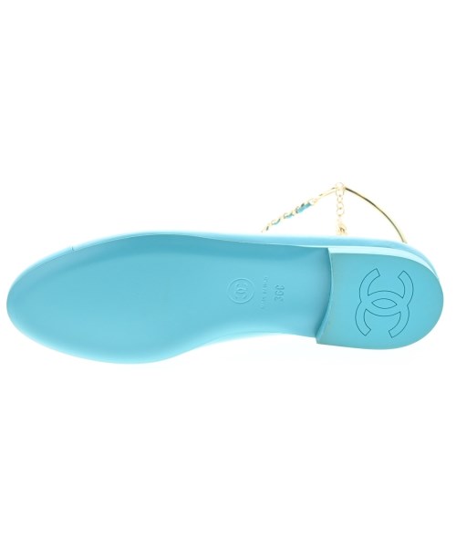CHANEL（シャネル）バレエシューズ/オペラシューズ 青 サイズ:EU36(22.5cm位) レディース/2200617112259