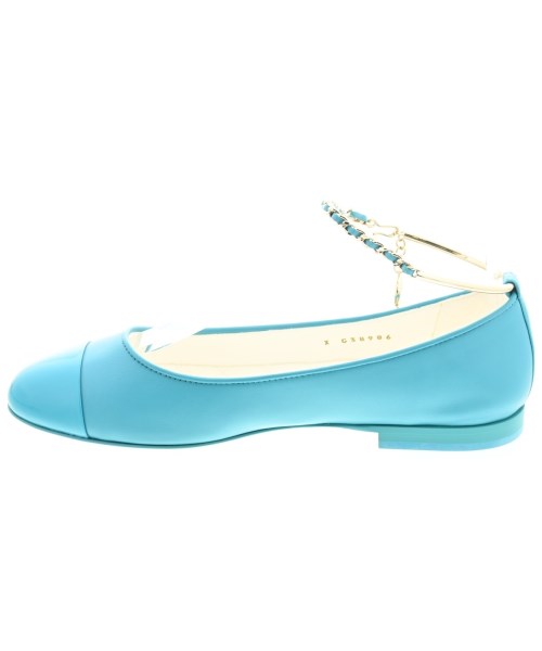 CHANEL（シャネル）バレエシューズ/オペラシューズ 青 サイズ:EU36(22.5cm位) レディース/2200617112259