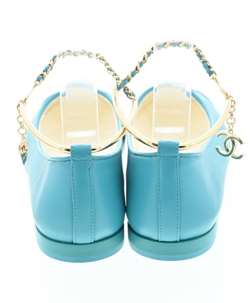 CHANEL（シャネル）バレエシューズ/オペラシューズ 青 サイズ:EU36(22.5cm位) レディース/2200617112259