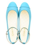 CHANEL（シャネル）バレエシューズ/オペラシューズ 青 サイズ:EU36(22.5cm位) レディース/2200617112259