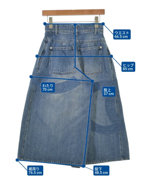 CHANEL（シャネル）デニムパンツ 青 サイズ:36(XS位) レディース/2200617784012