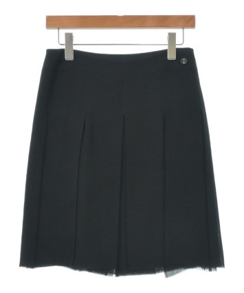 CHANEL（シャネル）ひざ丈スカート 黒 サイズ:38(S位