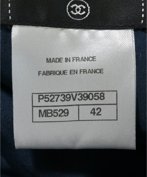 CHANEL（シャネル）ひざ丈スカート 紺 サイズ:42(M位) レディース/2200619064013