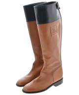 CHANEL（シャネル）ブーツ 茶 サイズ:EU36(22.5cm位) レディース/2200619895181